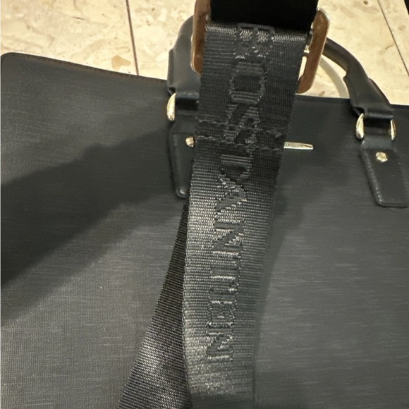 BOSTANTEN Black Leather Briefcase/Laptop/Business Bag NWOT - Picture 9 of 16